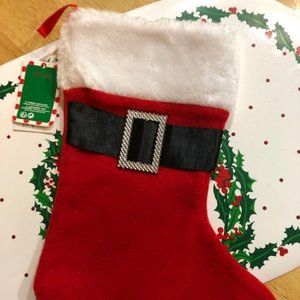 Claire's Santa Christmas Stocking NWT